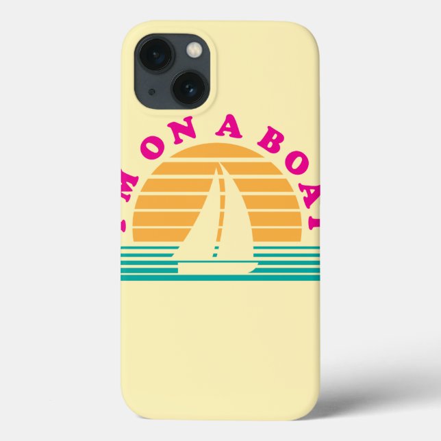 The Lonely Island On A Boat Case-Mate iPhone Case (Back)