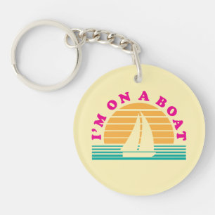 The Lonely Island On A Boat Keychain