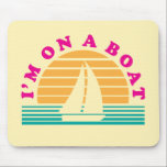 The Lonely Island On A Boat Mouse Pad<br><div class="desc">© Lonely Island Technologies.</div>