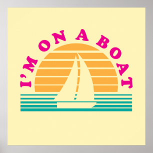 The Lonely Island On A Boat Poster