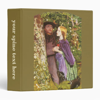 The Long Engagement by Arthur Hughes, Vintage Art 3 Ring Binder