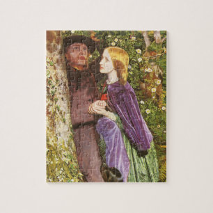 The Long Engagement by Arthur Hughes, Vintage Art Jigsaw Puzzle