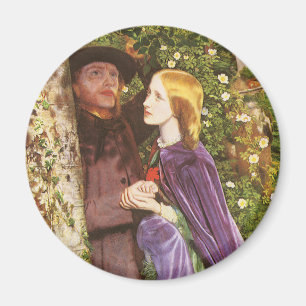 The Long Engagement by Arthur Hughes, Vintage Art Magnet