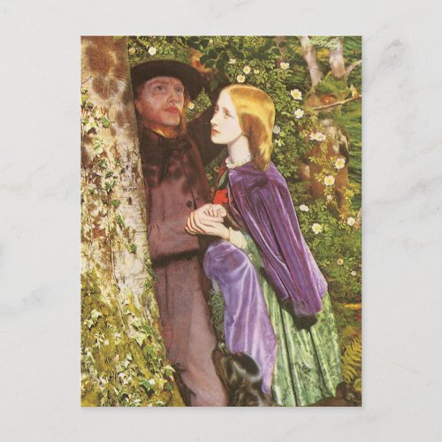 The Long Engagement by Arthur Hughes Vintage Art Postcard