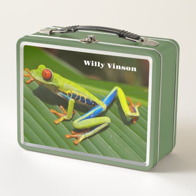 The Long Frog Metal Lunch Box (Front)