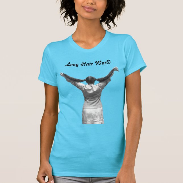 The Long Hair World T-Shirt (Front)