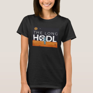 The Long Hodl, Qaunt To The Moon Crypto Item Bear T-Shirt