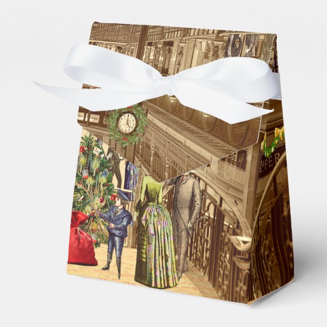 The Long List of Santa Claus Favor Boxes (Front Side)
