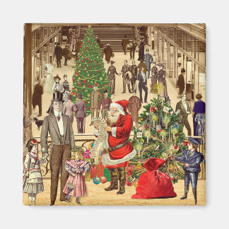 The Long List of Santa Claus Magnet