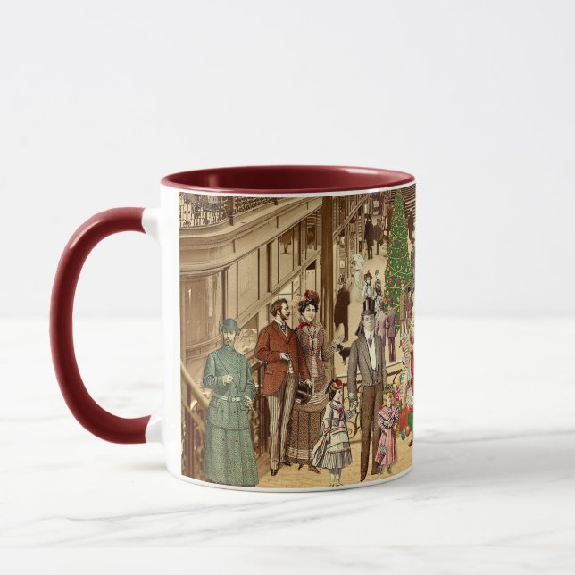 The Long List of Santa Claus Mug (Left)