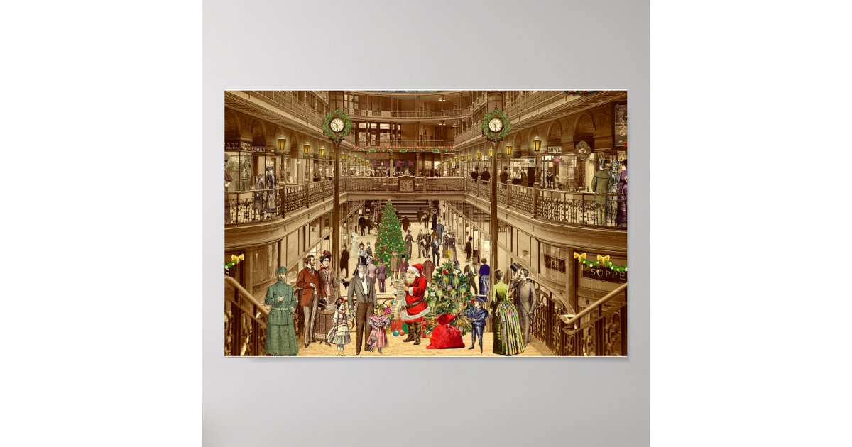 The Long List of Santa Claus Poster Zazzle