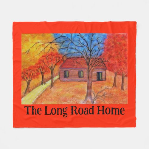 The Long Road Home  Fleece Blanket