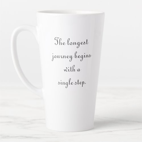 The Longest JourneySingle Step Anyarian Quote Mug