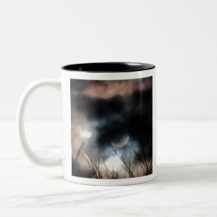 The Longest Night Winter Solstice Art Two-Tone Coffee Mug
