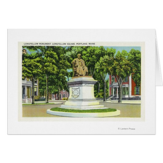 The Longfellow Monument # 2 Cards (Front Horizontal)