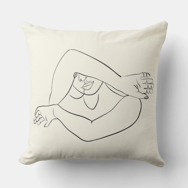 The Longing Throw Pillow (Front)