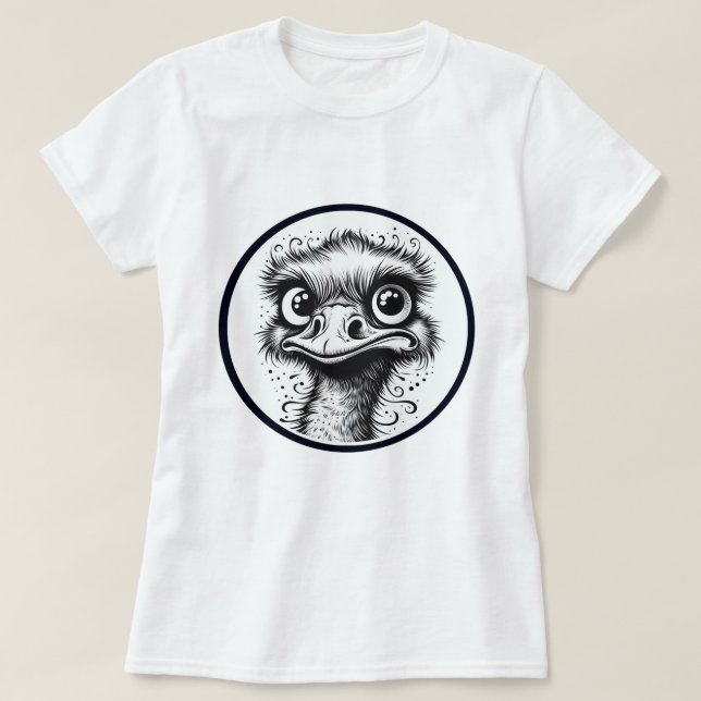  "The Look" Emu Tee (Design Front)