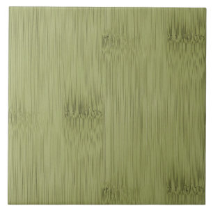 The Look of Bamboo in Olive Moss Green Wood Grain Tile