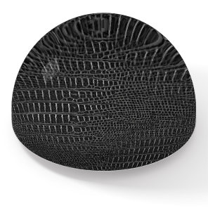 The Look of Black Realistic Alligator Skin Paperweight