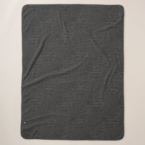 The Look of Black Realistic Alligator Skin Sherpa Blanket