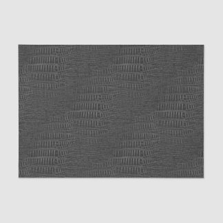 The Look of Black Realistic Alligator Skin Tissue Paper