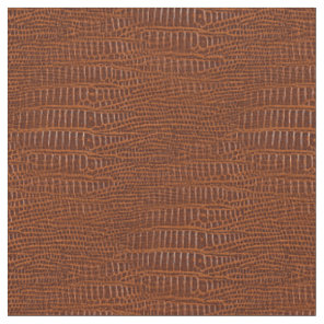 The Look of Brown Realistic Alligator Skin Fabric