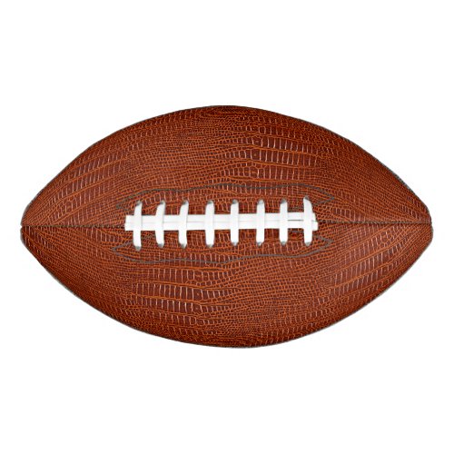 The Look of Brown Realistic Alligator Skin Football