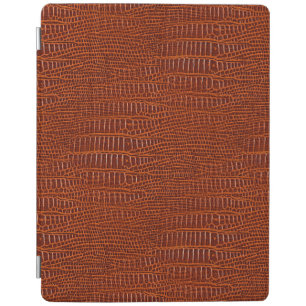 The Look of Brown Realistic Alligator Skin iPad Smart Cover