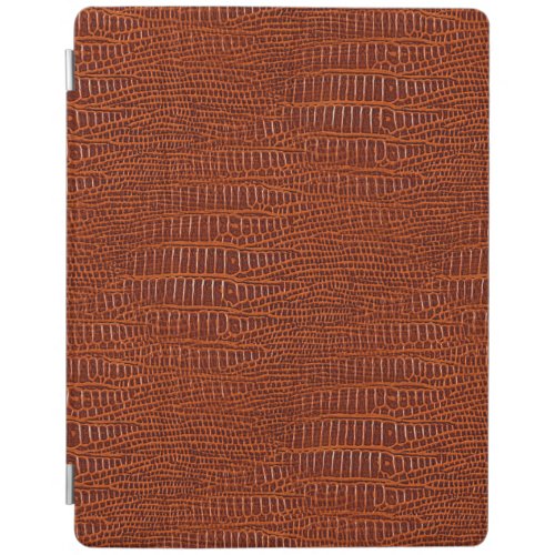 The Look of Brown Realistic Alligator Skin iPad Smart Cover