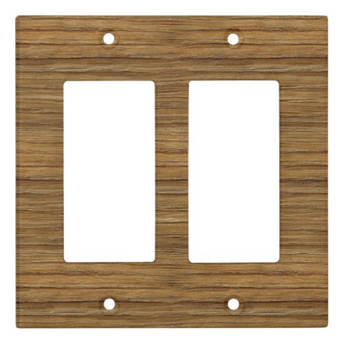 The Look of Driftwood Oak Wood Grain Texture Light Switch Cover