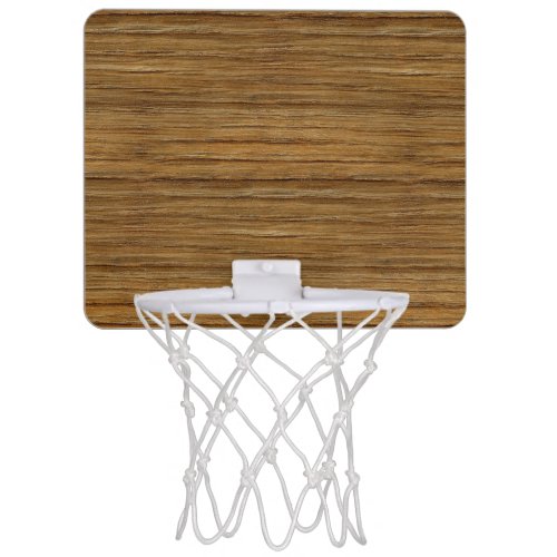 The Look of Driftwood Oak Wood Grain Texture Mini Basketball Hoop