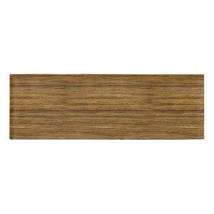 The Look of Driftwood Oak Wood Grain Texture Name Tag