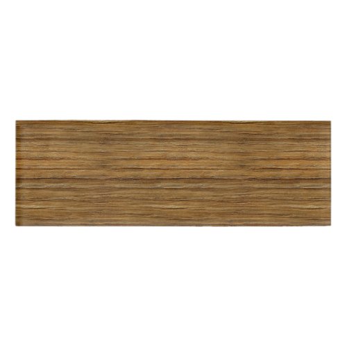 The Look of Driftwood Oak Wood Grain Texture Name Tag