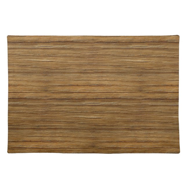 The Look of Driftwood Oak Wood Grain Texture Placemat (Front)