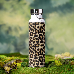 The Look of Leopard Faux Fur Water Bottle