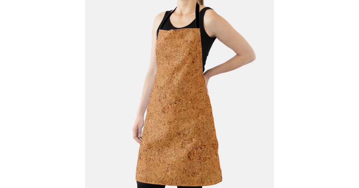 Bohemian Floral Moss & Mauve Apron