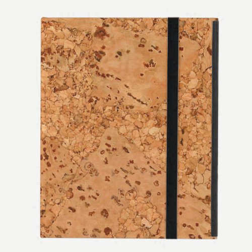 The Look of Macadamia Cork Burl Wood Grain iPad Folio Case
