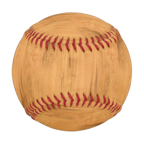 The Look of Maple Wood Grain Texture Baseball