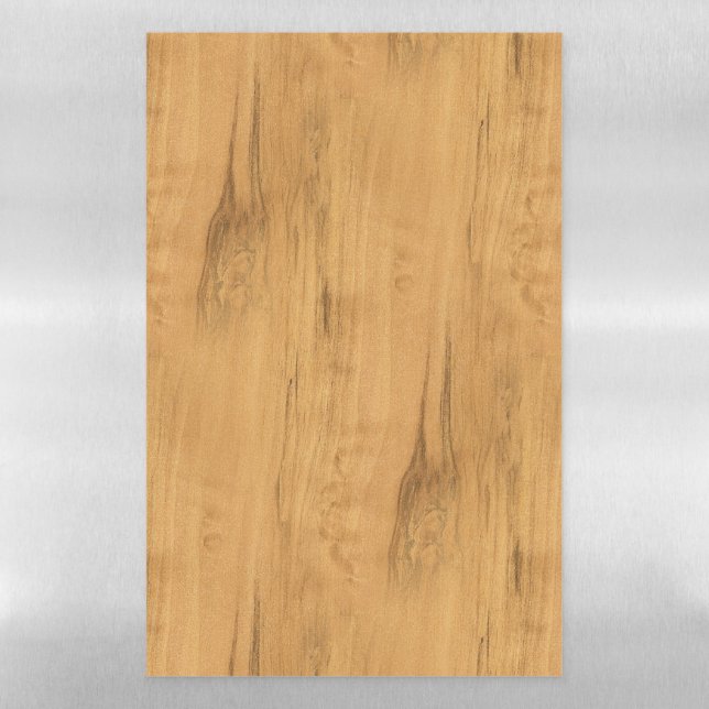 The Look of Maple Wood Grain Texture Magnetic Dry Erase Sheet (Vertical)