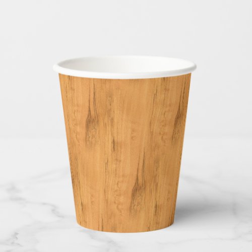 The Look of Maple Wood Grain Texture   Paper Cups