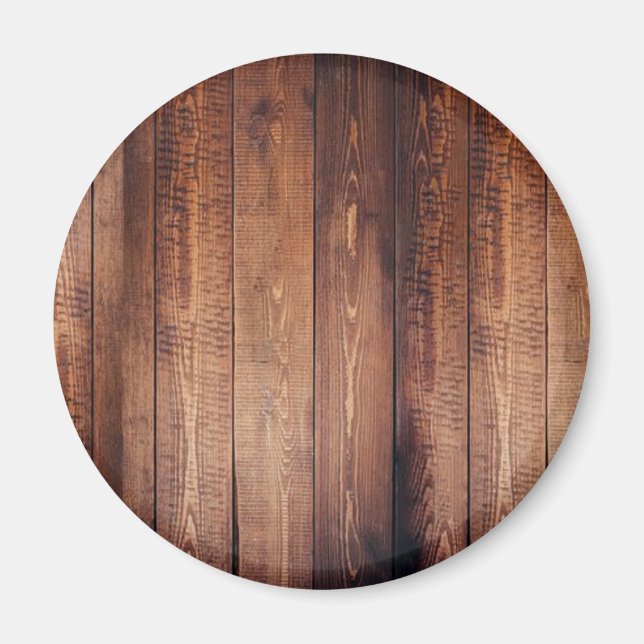 The look of real wood magnet (Front)