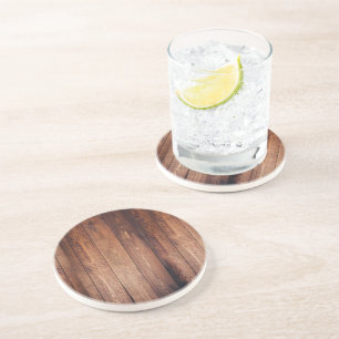The look of real wood sandstone coaster