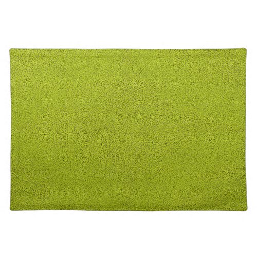 The look of Snuggly Chartreuse Green Suede Cloth Placemat