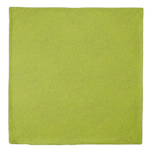 The look of Snuggly Chartreuse Green Suede Duvet Cover