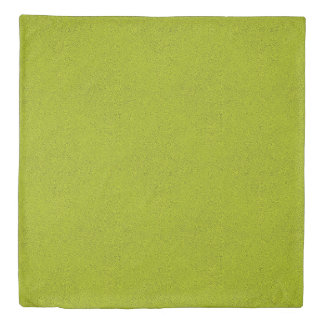 The look of Snuggly Chartreuse Green Suede Duvet Cover
