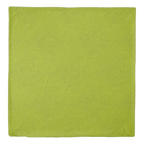 The look of Snuggly Chartreuse Green Suede Duvet Cover