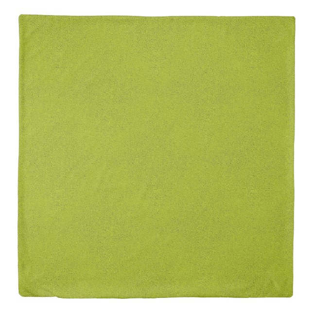 The look of Snuggly Chartreuse Green Suede Duvet Cover (Front)