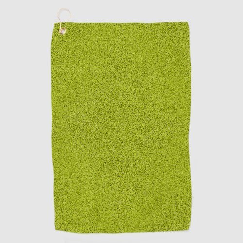 The look of Snuggly Chartreuse Green Suede Golf Towel