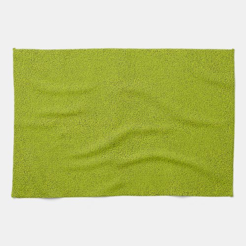 The look of Snuggly Chartreuse Green Suede Kitchen Towel