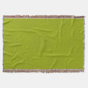 The look of Snuggly Chartreuse Green Suede Throw Blanket